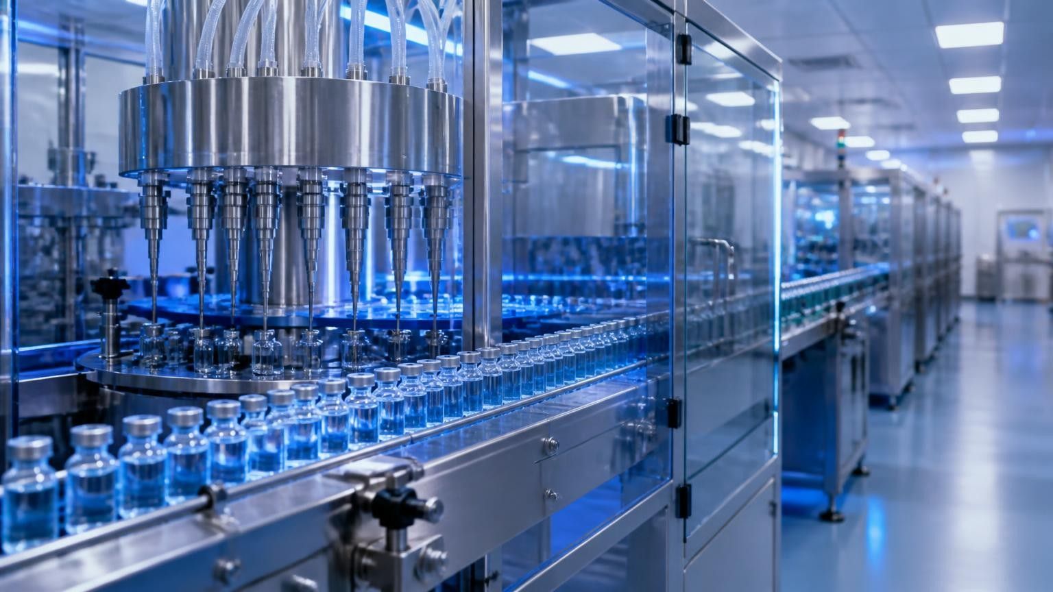 Vial filling line